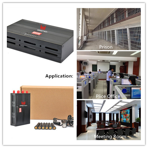 手持式 3G 4G 手机干扰器/便携式手机 GPS 干扰器金属外壳 0