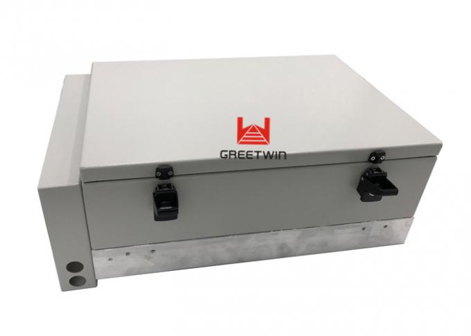 Repetidor óptico de la fibra del VHF, repetidor 36W de la señal del teléfono móvil 400MHz