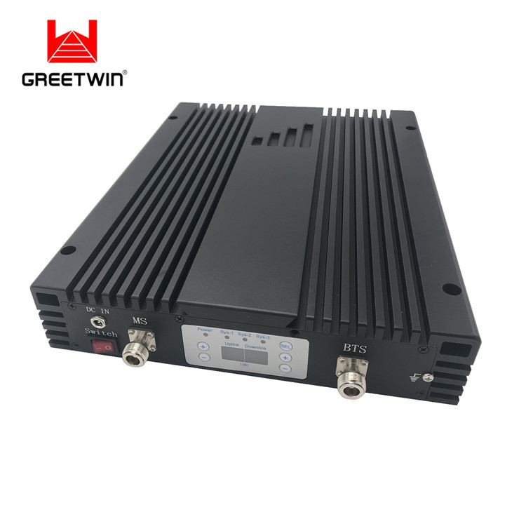 Tri Band Signal Booster EGSM900 WCDMA2100 LTE2600 Cell Phone Repeater For 2G 3G 4G
