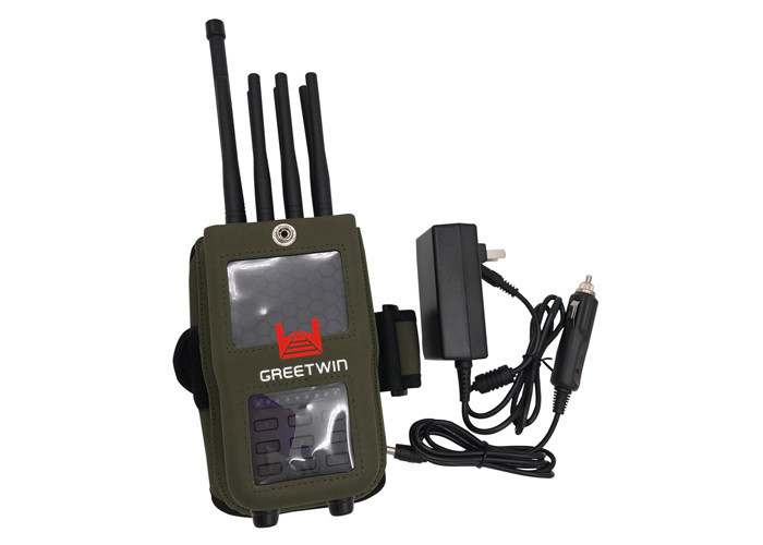 WiFi 2.4G 5.8G Mobile Phone Signal Jammer , Eight Antennas Portable Signal Blocker