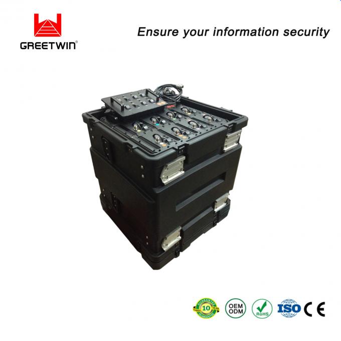 20MHz -2700MHz 500m 90w DDS Bloqueador de se&ntilde;al militar 570W Port&aacute;til 1