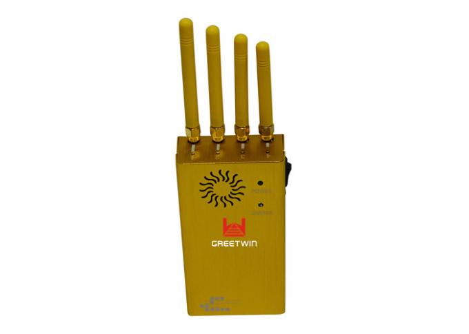 四个全向天线便携式 GPS 信号干扰器，用于汽车的 3G 防跟踪 gps 拦截器 0