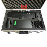 Portable Uav Interception System Drone Signal Jammer 5.8G/2.4G/GPS Handgun 3 Bands