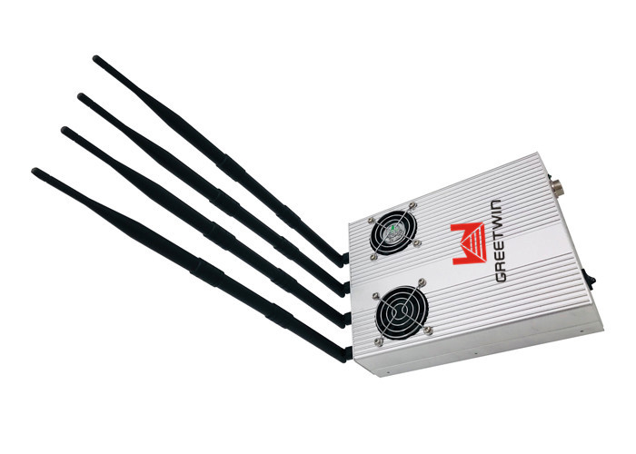 20W Output Power Cell Phone Signal Jammer for Exam Halls , Up to 50m Long Distance