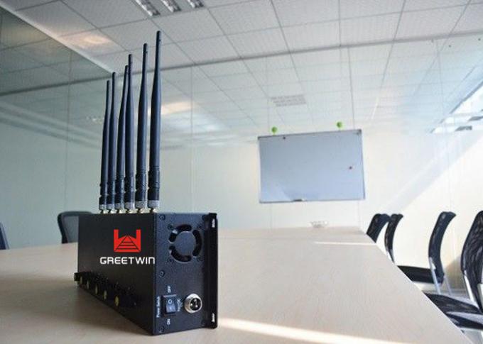 可调节 6 频段手机信号屏蔽器，CDMA GSM PCS 3G 4G 信号屏蔽器 0